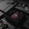 现货批发高档黑色礼品盒长方形蝴蝶结礼物盒大号天地盖包装盒