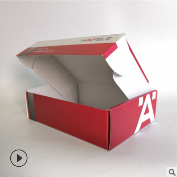 坑盒彩印瓦楞纸盒定做logo 高档彩盒加工厂广东纸盒纸箱制作