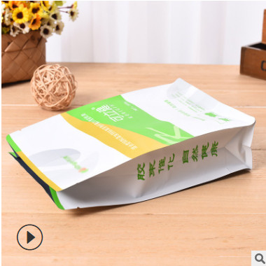厂家批发八边封茶叶袋定制坚果麦片自立自封袋食品包装袋定做logo