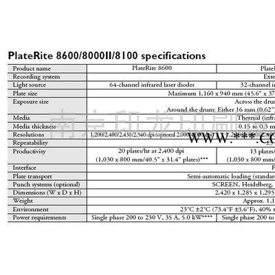 供应二手CTP直接制版机 网屏8600CTP