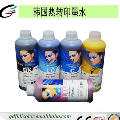 韩国进口热转印墨水热升华转印墨水 1000ML