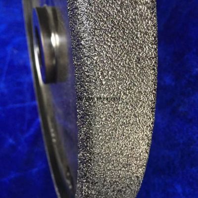 【钎焊金刚石磨轮】 Φ400外径铸件修整轮 D400/H75/T30 规格尺寸厚度订做 石材打磨轮