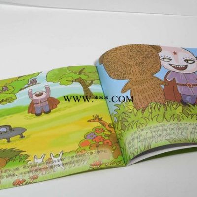 印刷儿童英文绘本卡通漫画书籍画册铜版纸 定制