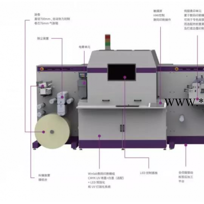 云帛彩印机 @海帛 数码标签印刷机