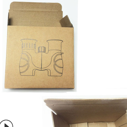 义乌工厂 专业定制 加厚牛皮纸包装纸盒定制 可加印LOGO 图案