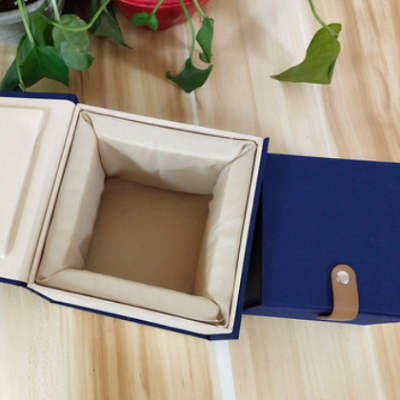 创意粘扣礼盒 直供紫砂壶礼品包装盒 麻布瓷器古玩包装盒锦盒定制
