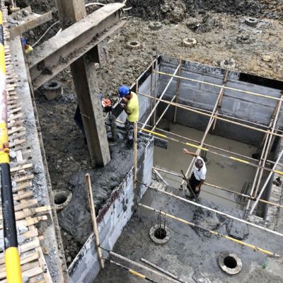 新一代桩芯掏土机快速清理管桩孔内壁泥土建筑管道清障机械钻孔机