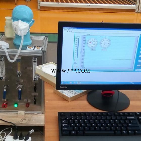 医用口罩通气阻力检测仪 口罩内外压力差仪 口罩通气阻力测试机     口罩呼气阻力性能检测装置米莱labmeter