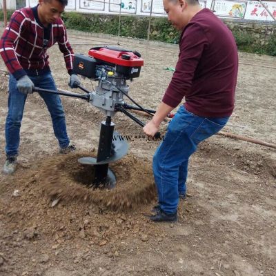 汽油钻眼机 宇晨栽水泥桩钻坑机种树苗打窝机 家用小型手推式钻洞机YU-WK