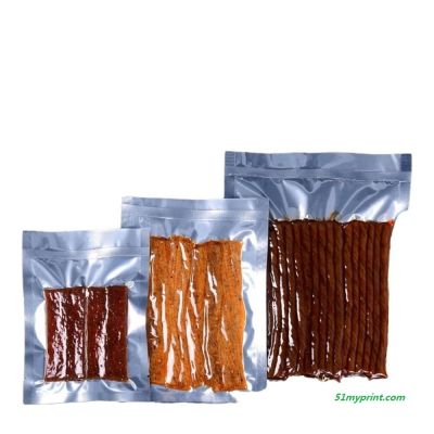 阴阳铝箔袋镀铝半透明商用塑封食品真空包装袋熟食保鲜袋印刷定做