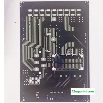 印刷PCB线路板厂家 捷科供应PCB线路板印刷加工 黑油白字pcb线路板 pcb板采用1.6m厚2OZ铜厚覆铜板加工制作