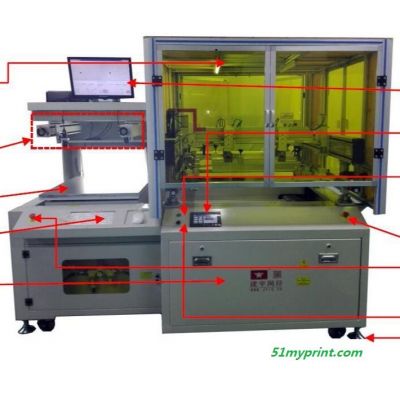 厂家定制玻璃釉电位器印刷机 建宇网印 可用于主基板印刷 大幅面部件印刷