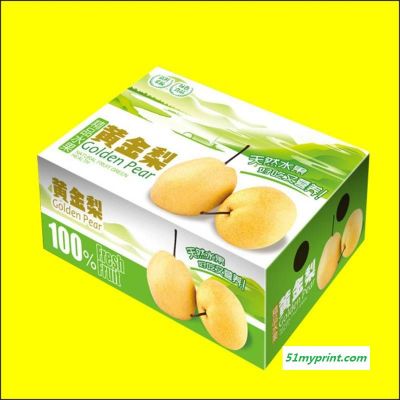 茶叶包装盒设计水果梨果瓦楞纸箱印刷郑州瓦楞纸箱厂