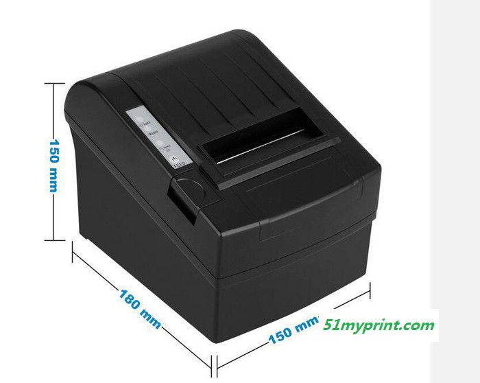 热敏打印机 80mm无线wifi/厨房超市/USB票据打印/网口带切刀安卓