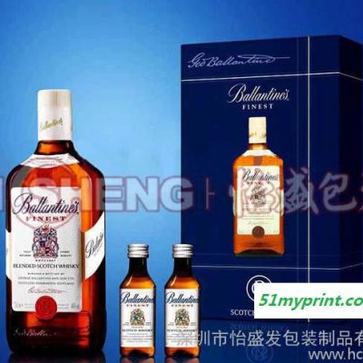 来样定做品牌固定纸盒纸/纸板可以加印LOGO酒盒 直销洋酒盒