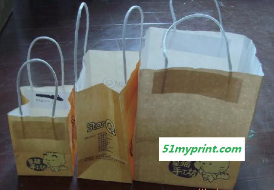 环保手提袋纸袋，纸绳，纸绳手挽(图)