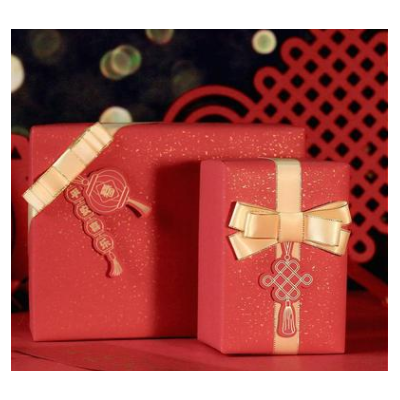 中国风礼品包装纸红色礼品纸礼物纸节日喜庆传统礼盒礼物装饰