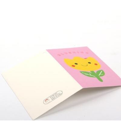 韩国创意可爱卡通儿童手绘贺卡生日祝福卡迷你留言感谢手写小卡片
